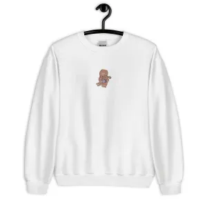 Cozy Christmas Gingerbread | Embroidered Unisex Sweatshirt | Cozy Christmas