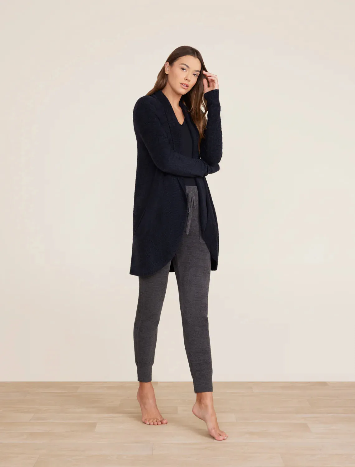 CozyChic Lite® Circle Cardigan Black