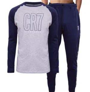 CR7 Men's Loungewear Set- Pants, Long Sleeve