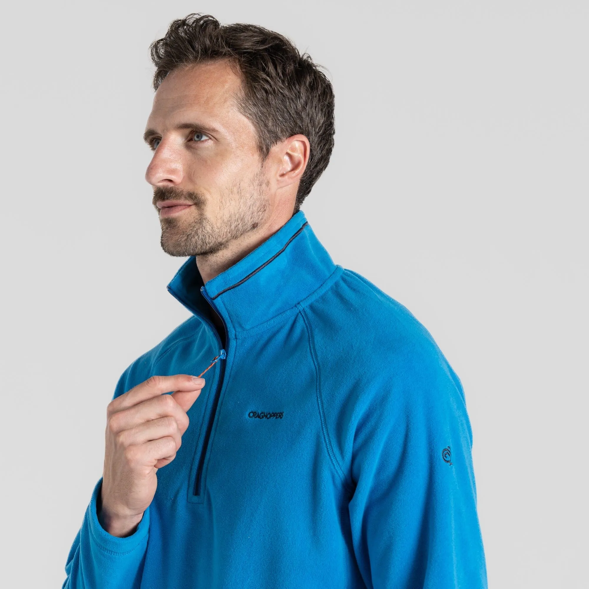 Craghoppers Mens Corey Half-Zip Fleece-BLUE