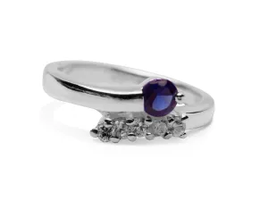 Created Sapphire Ring