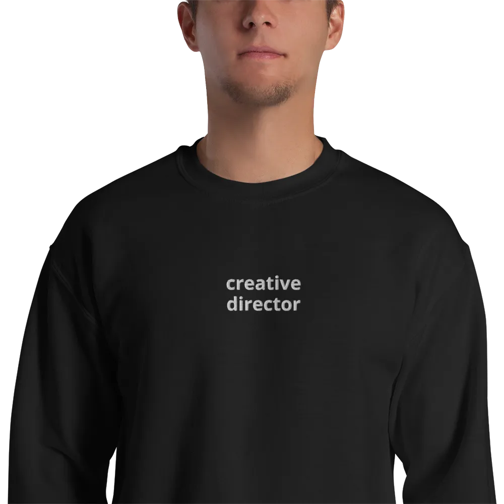 Creative Director Embroidered Sweatshirt
