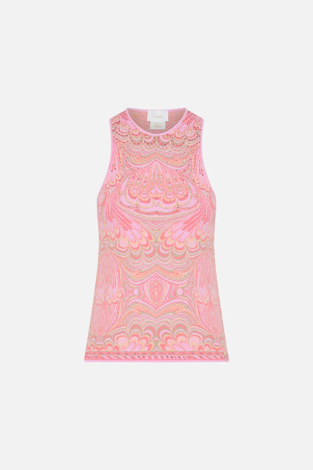 Crew Neck Knit Cami - Tea With Tuschinski