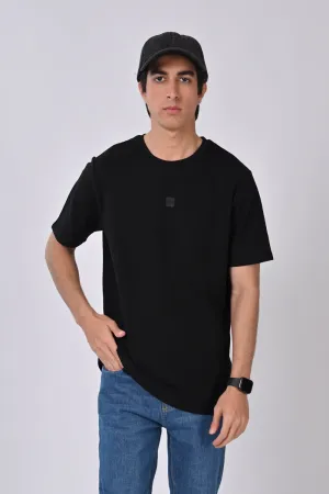 CREW NECK TEXTURED TEE