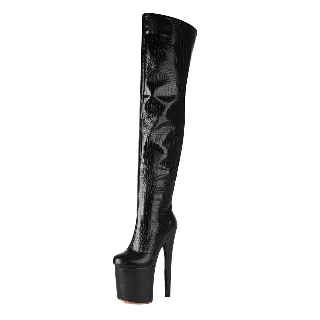 CrocChic Winter Plush Sky-High Boots