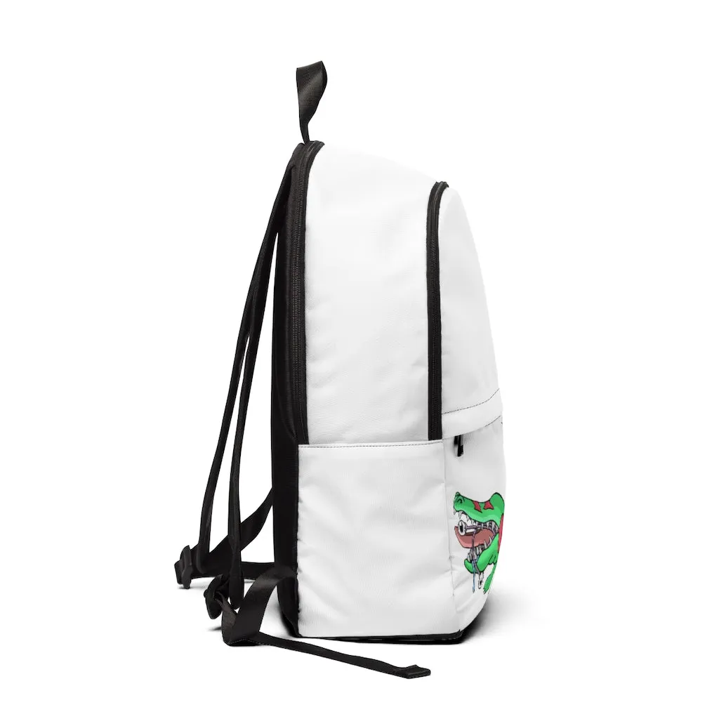 Crocodilas Unisex Fabric Backpack