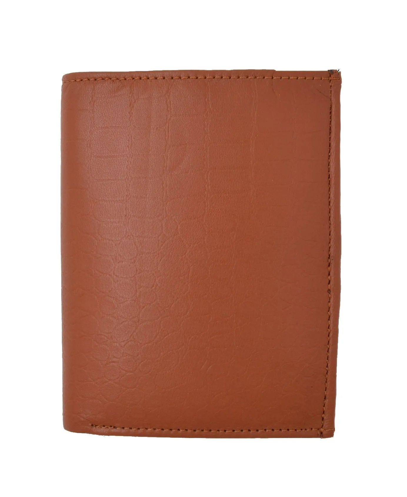 Crocodile Pattern RFID Blocking Premium Leather European Style Bifold Trifold Wallet with ID Window RFIDP518CR (C)