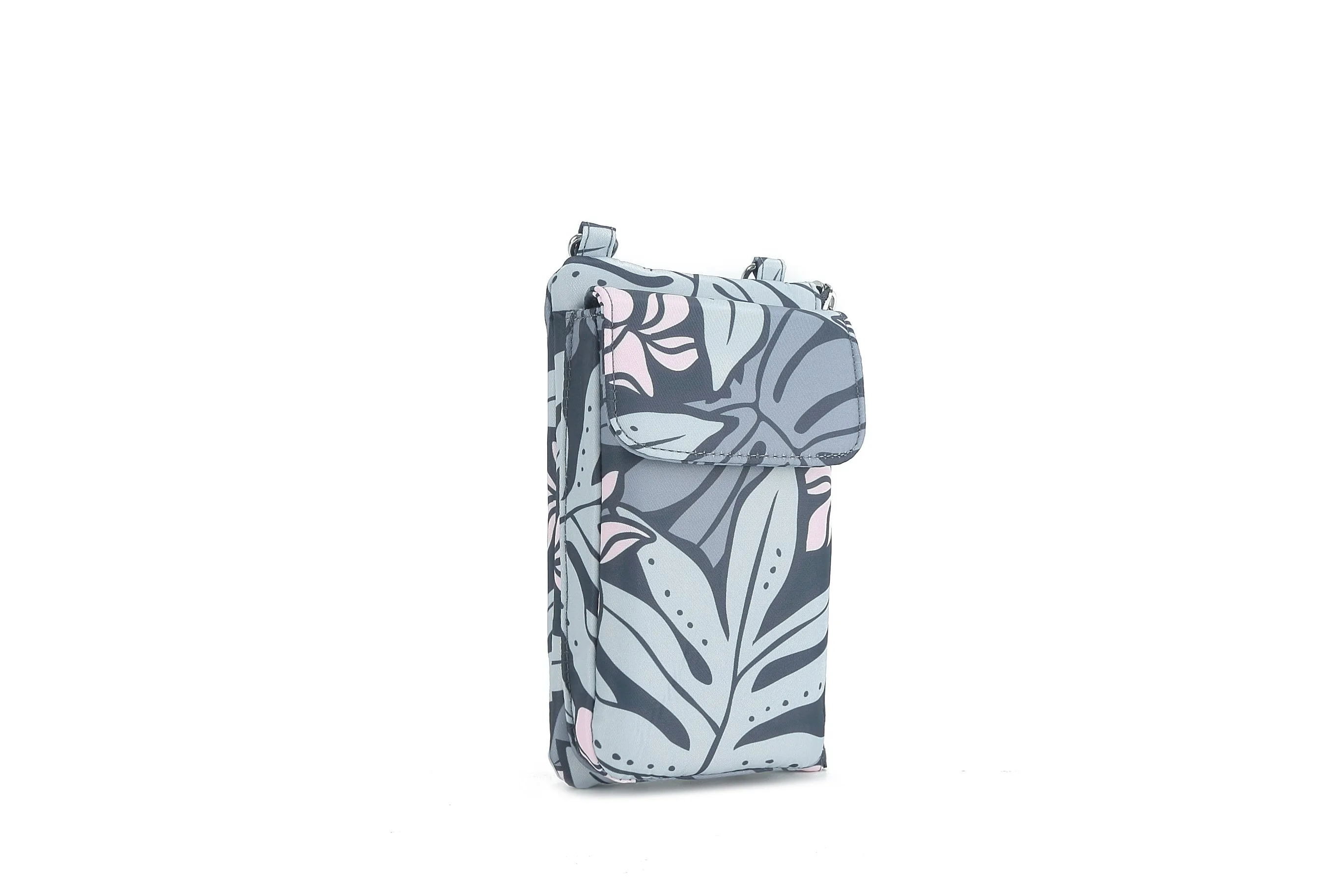 Crossbody Phone Wallet Anna Ke'olu Lauae Grey