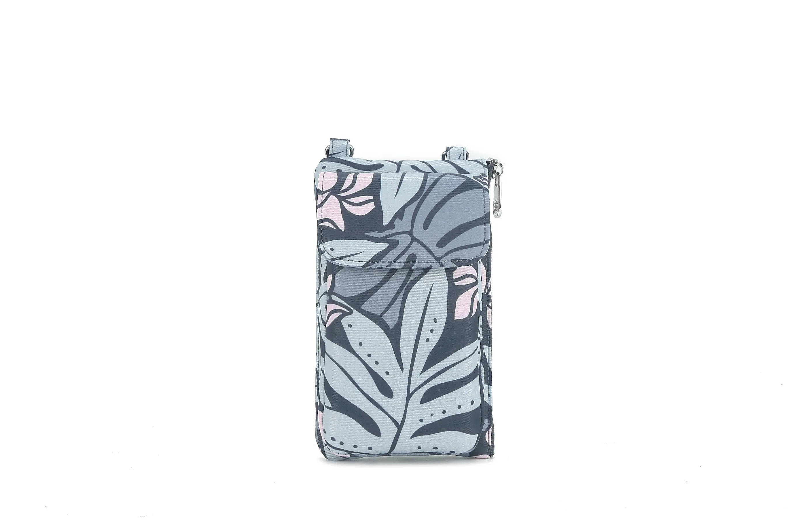 Crossbody Phone Wallet Anna Ke'olu Lauae Grey