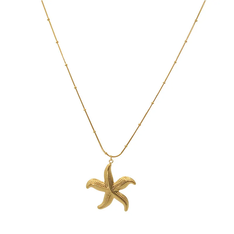 Curly Starfish Necklace