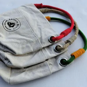 Custom Braided Handle Ditty Bag