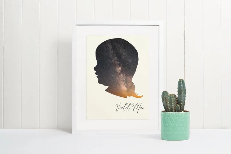 Custom Silhouette Nursery Art