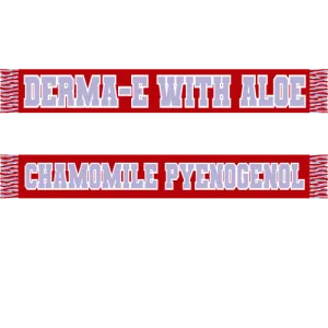 Custom Solid Scarf with Bubble Text