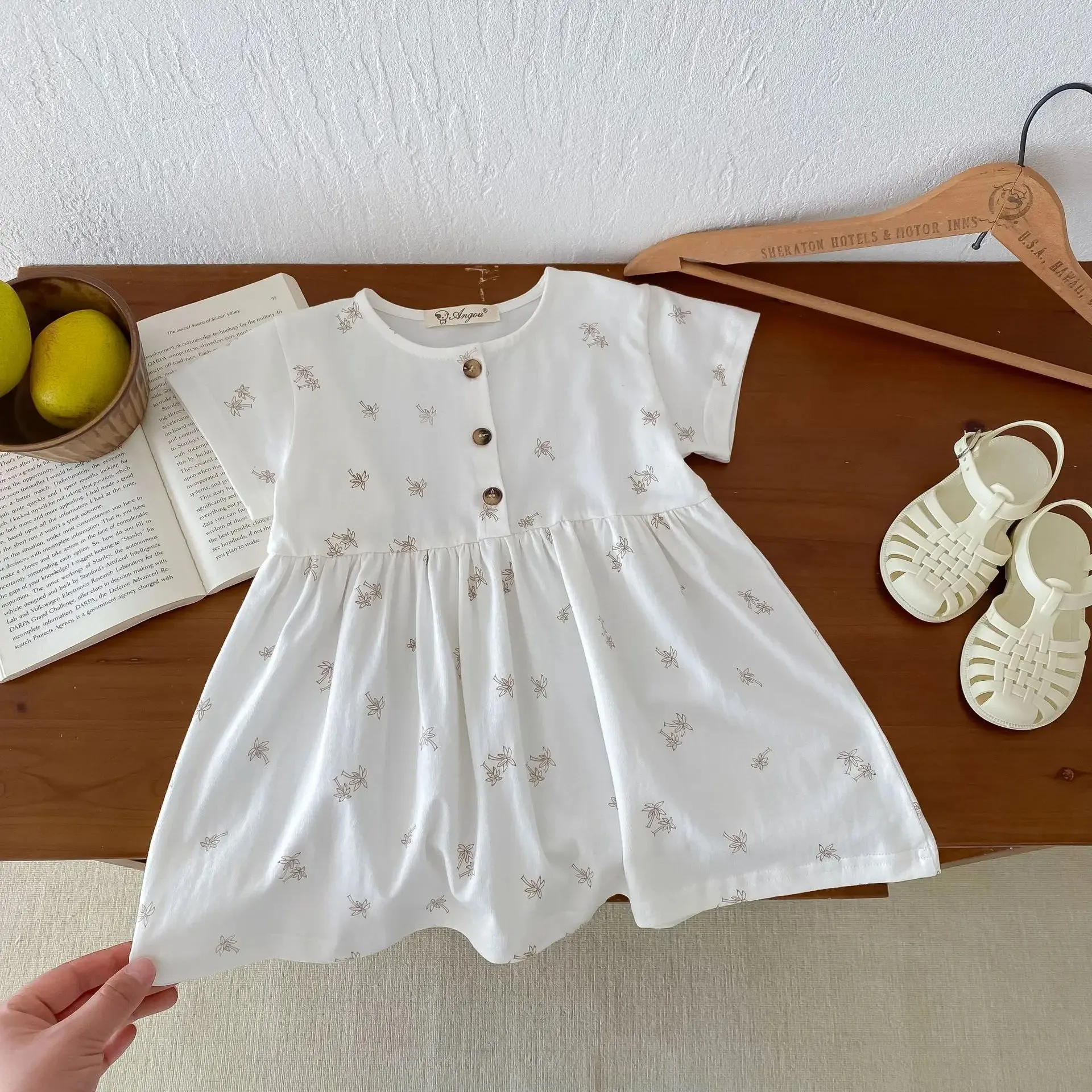 Cute Short Sleeve Casual Dress
