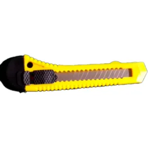 Cutter - 18-mm - ABS Plastic and Stainless Steel - Yellow