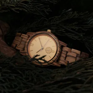Cyclops - Zebrawood Minimal Watch