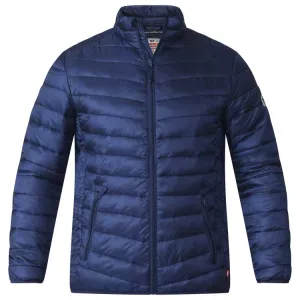 D555 Duke Bastian Faux Down Round Neck Puffa Jacket K