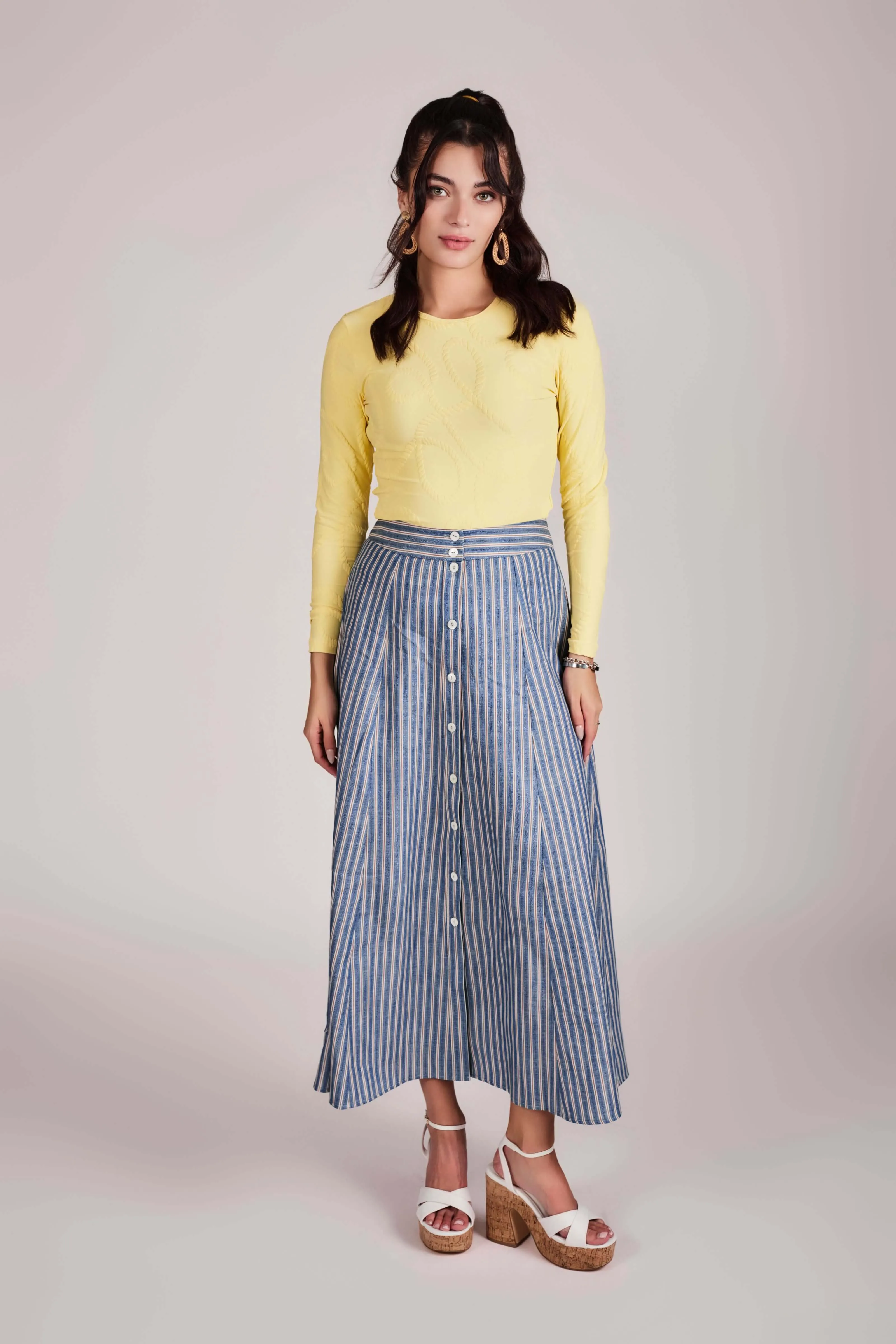 Dahlia Denim Skirt