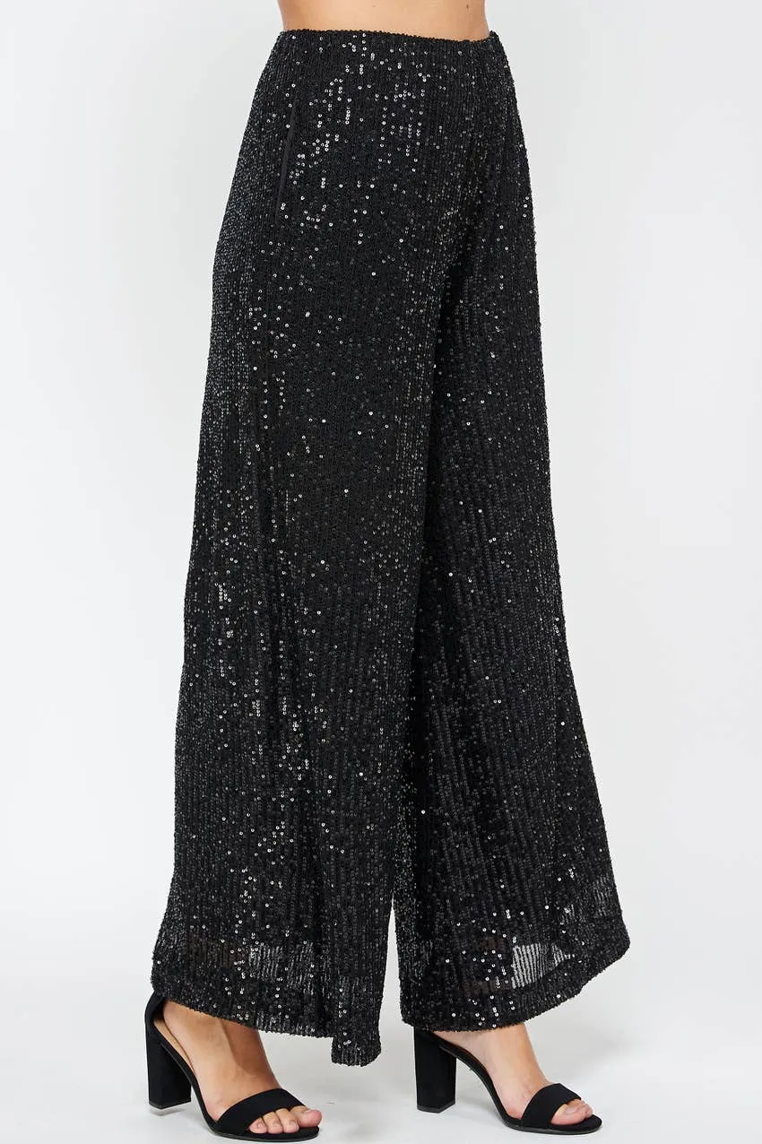 Dancing Queen Sequin Palazzo Pant