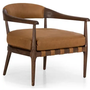 Dane Leather Chair, Cognac