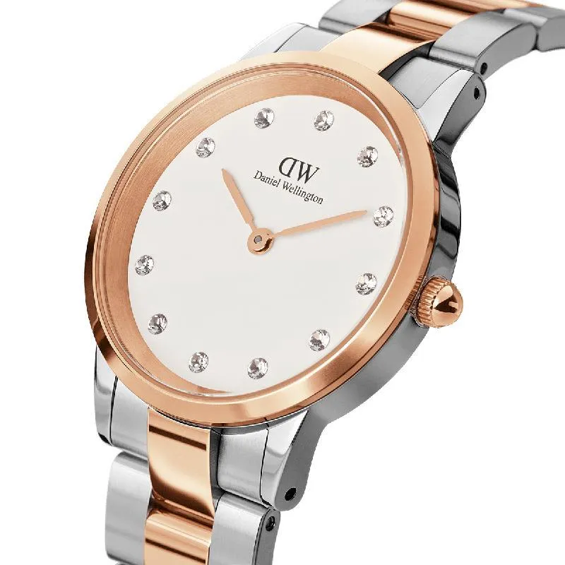 Daniel Wellington Iconic Link Lumine Rose Gold Watch 32mmn