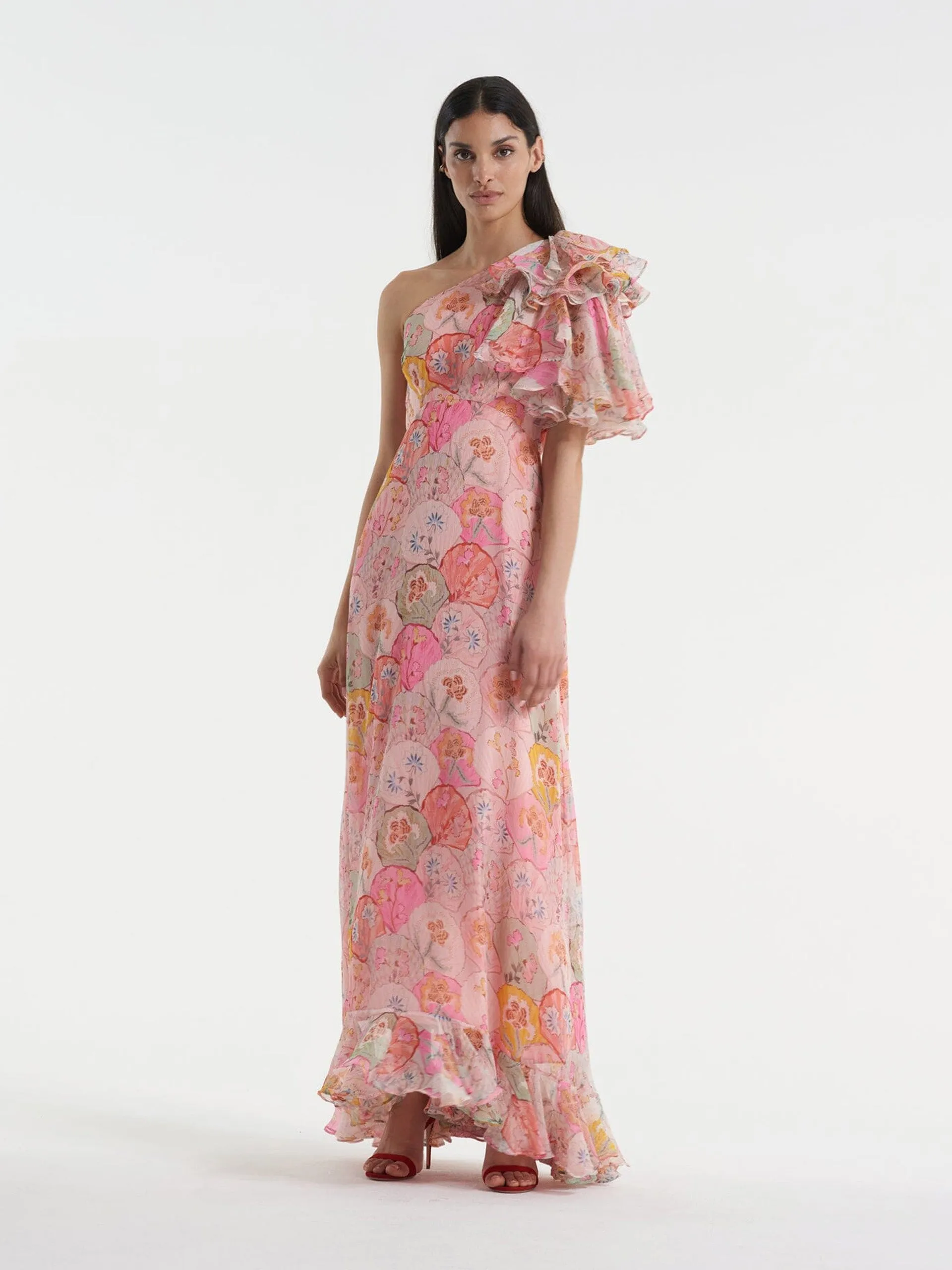 Danielle dress in Atlantis fuchsia