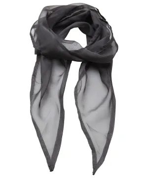 Dark Grey - 'Colours' Chiffon scarf