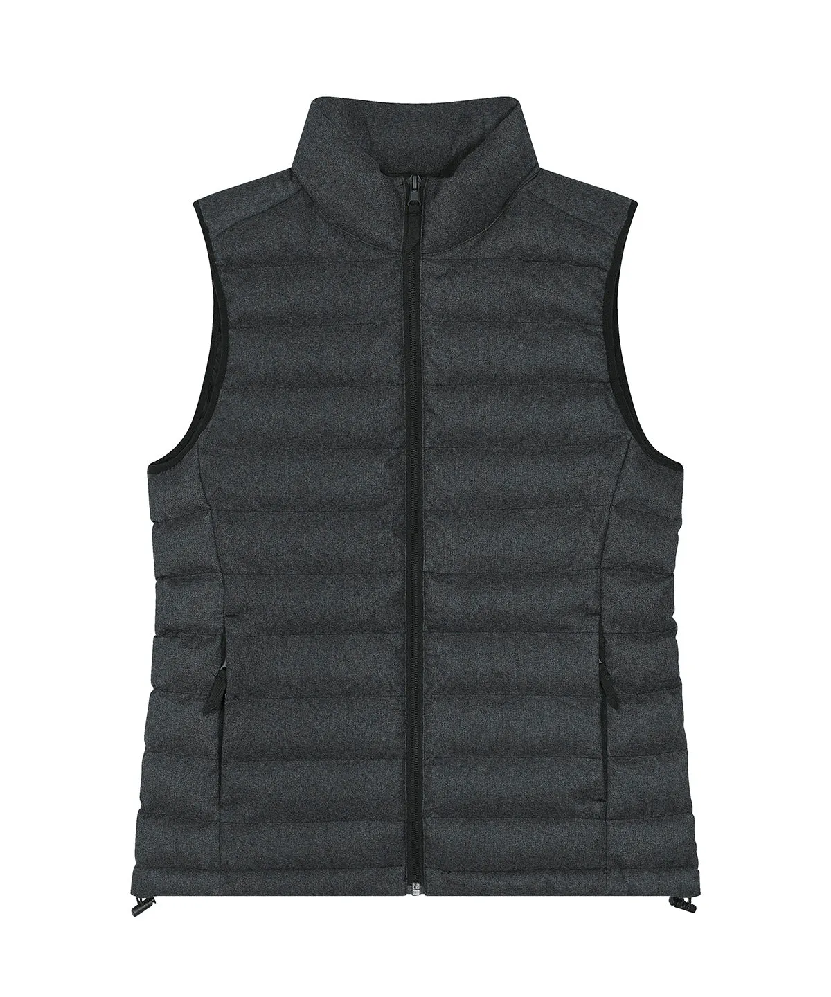 Dark Heather Grey - Stella Climber wool-like bodywarmer (STJW899)