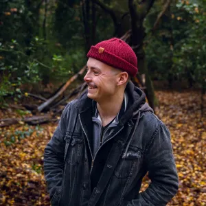 Dark Plum Trawler Wooly Hat