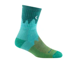 Darn Tough Treeline Midweight Micro Crew Sock with Cushion (Women) - Aqua
