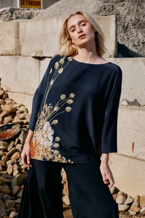 Dateline Dried Flowers Top By Maud Dainty