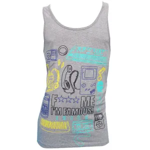 David Guetta F Me I'm Famous Ibiza Neon Men's Vest