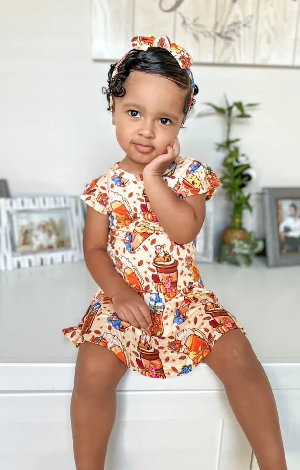 Day Dreams Brilliant Butterflies - Twirl Skirt Bodysuit