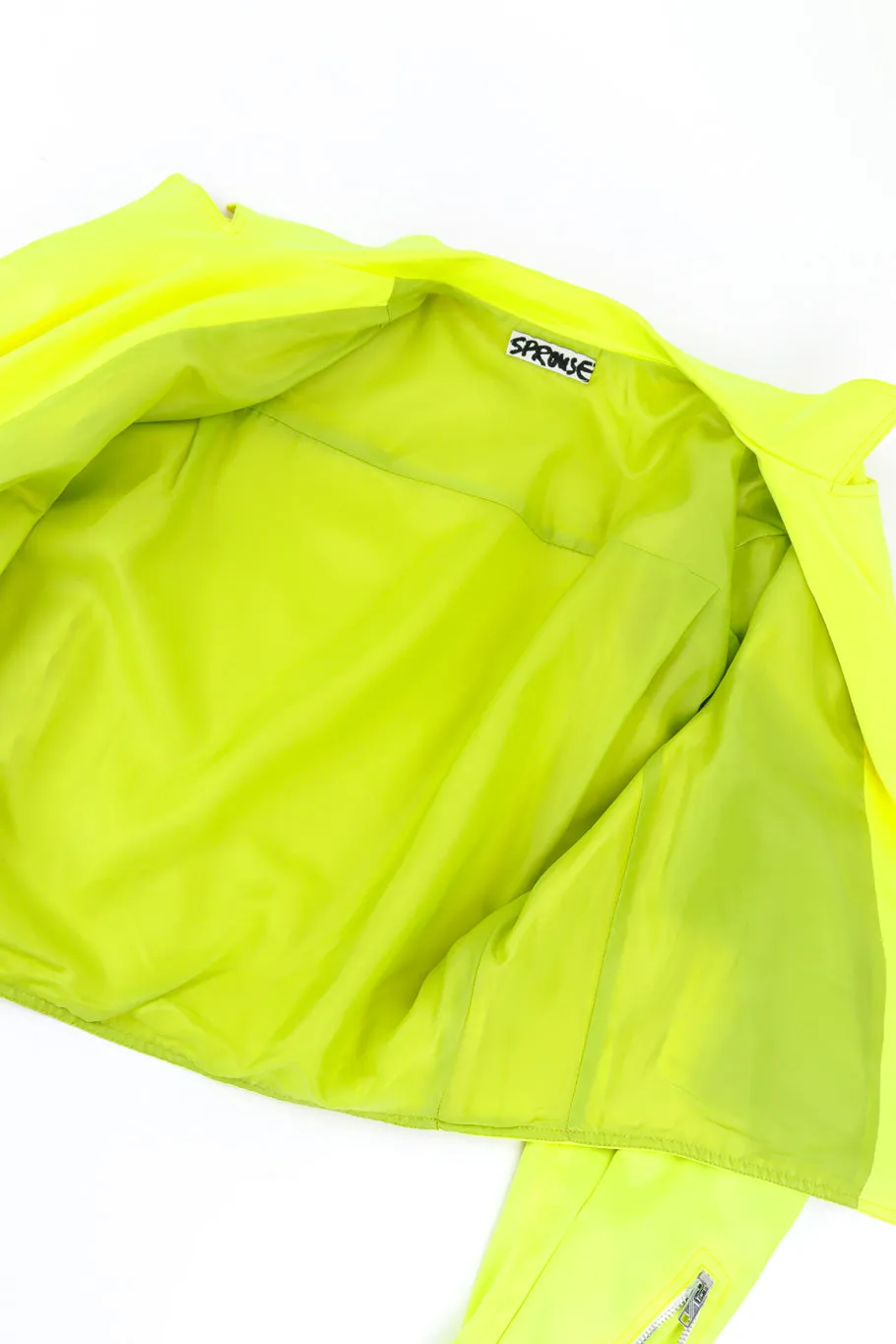 Day-Glo Moto Jacket & Skirt Set