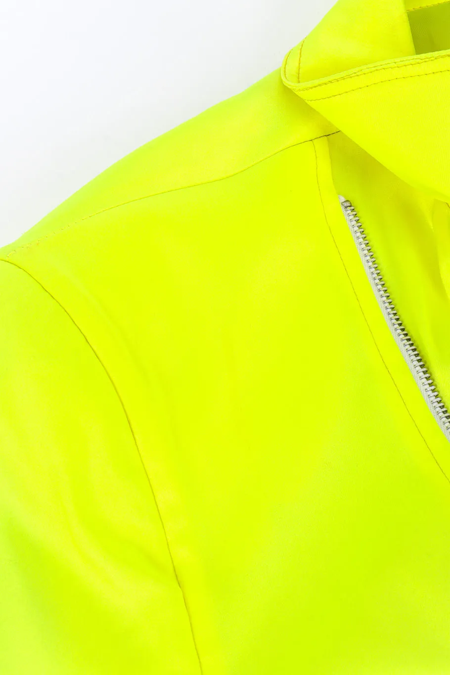 Day-Glo Moto Jacket & Skirt Set