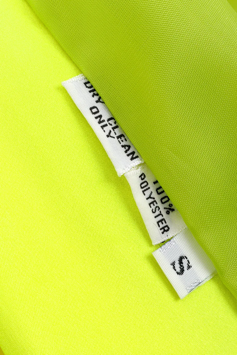 Day-Glo Moto Jacket & Skirt Set