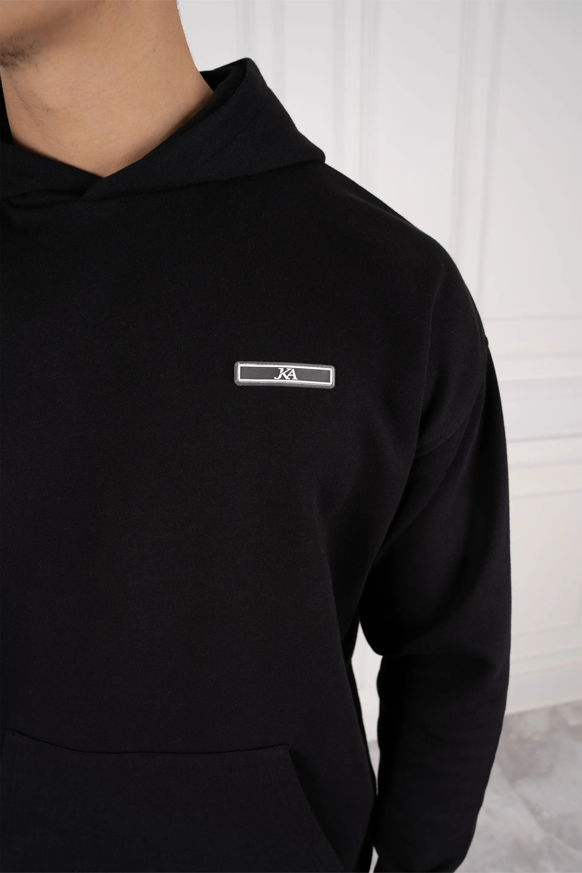 Day To Day Straight Leg Full Tracksuit - Black