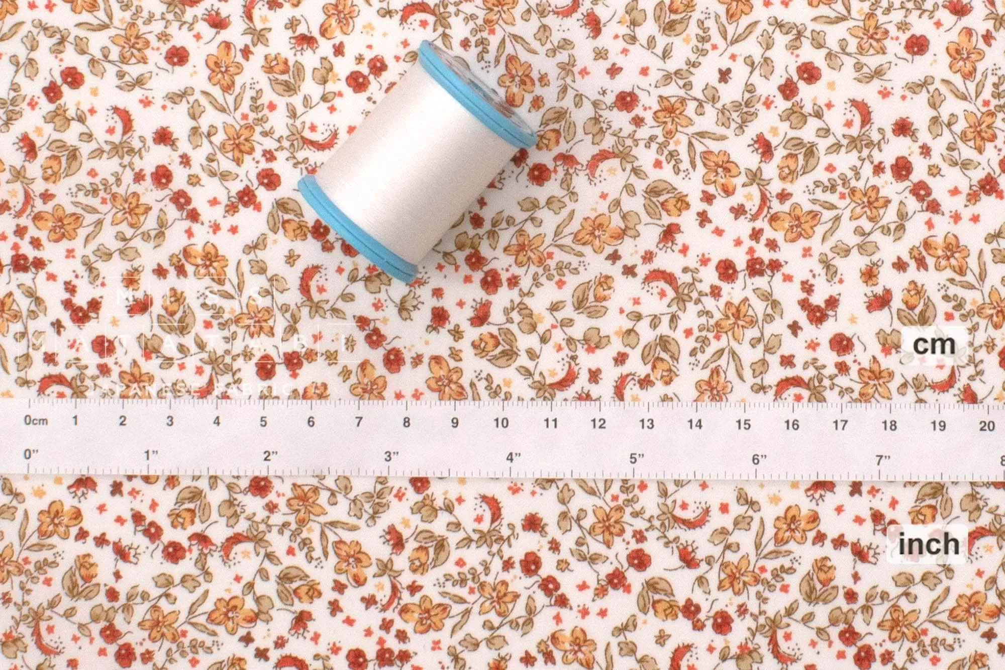 DEADSTOCK Pretty Fall Floral - orange