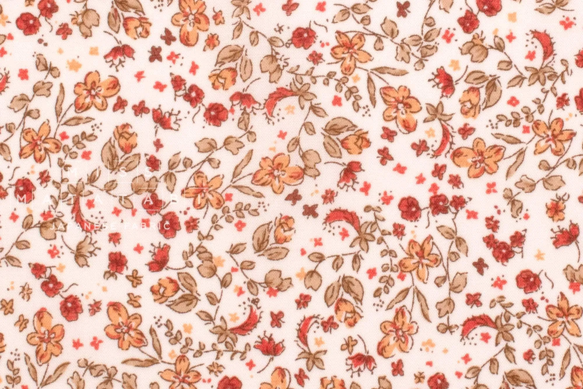 DEADSTOCK Pretty Fall Floral - orange