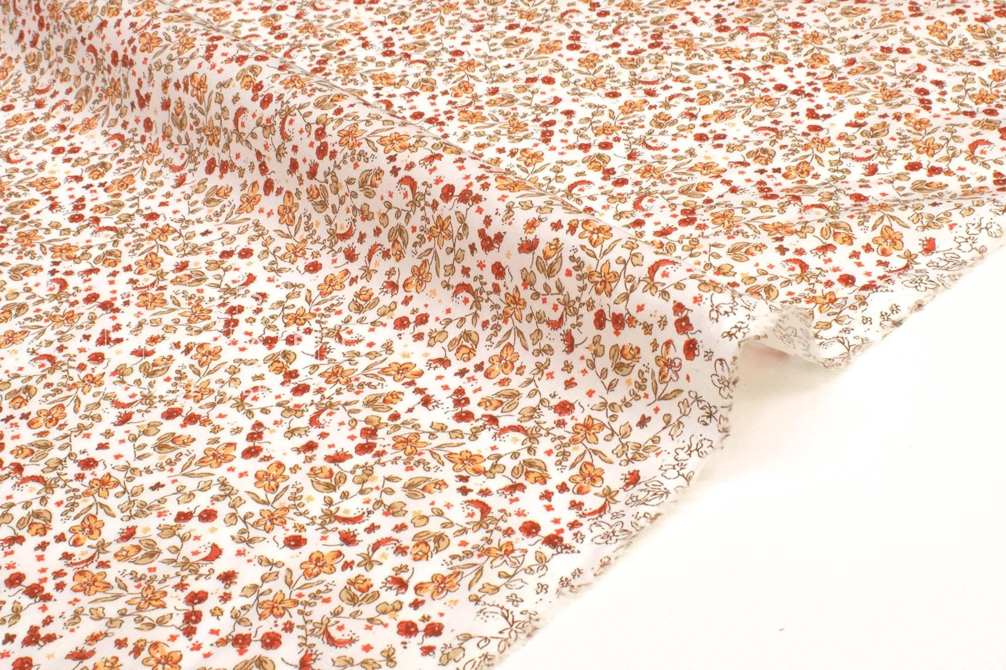 DEADSTOCK Pretty Fall Floral - orange