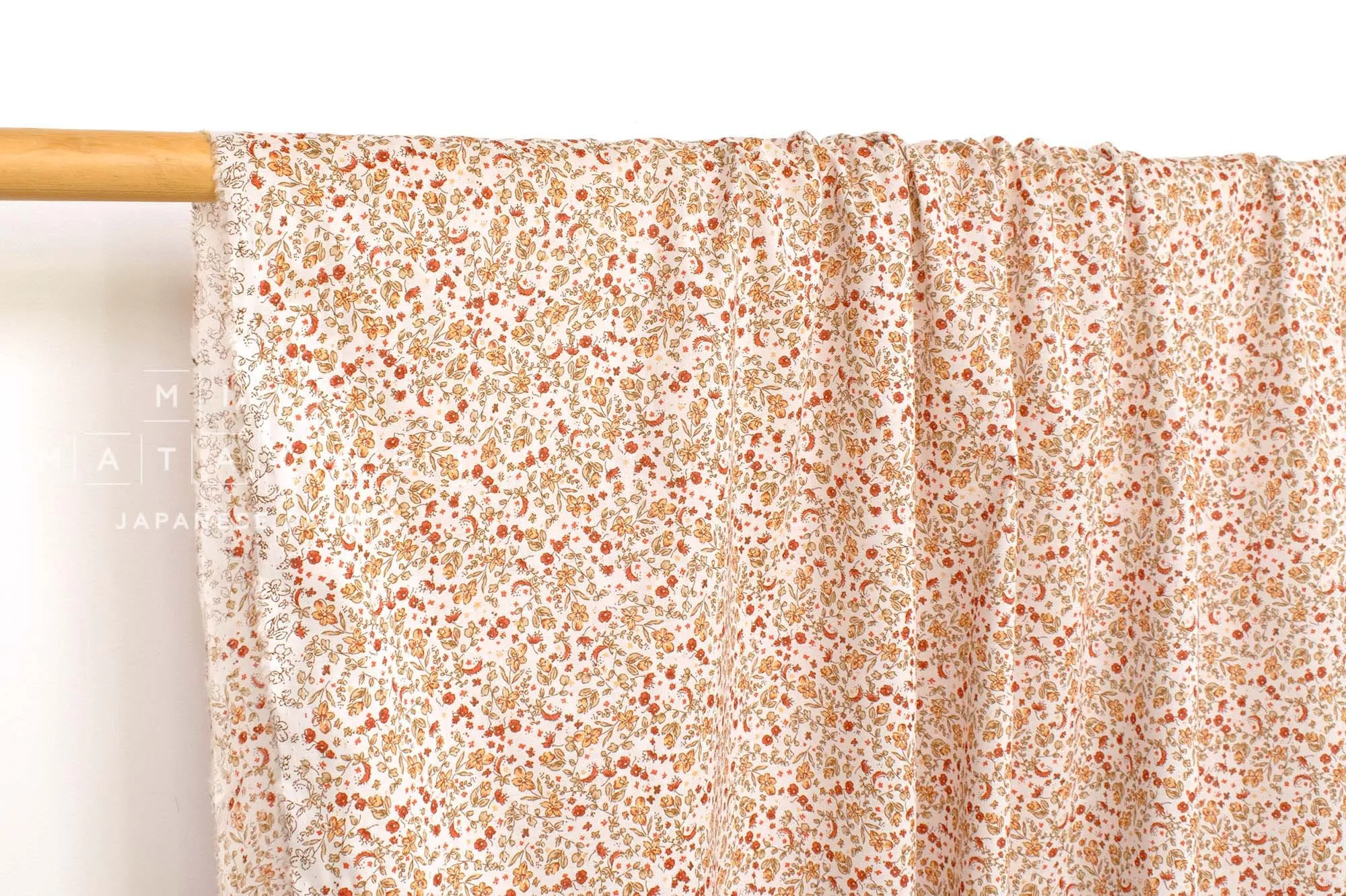 DEADSTOCK Pretty Fall Floral - orange