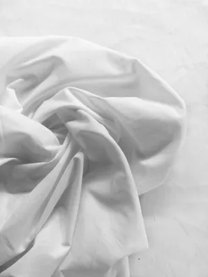 Deadstock White Cotton Batiste