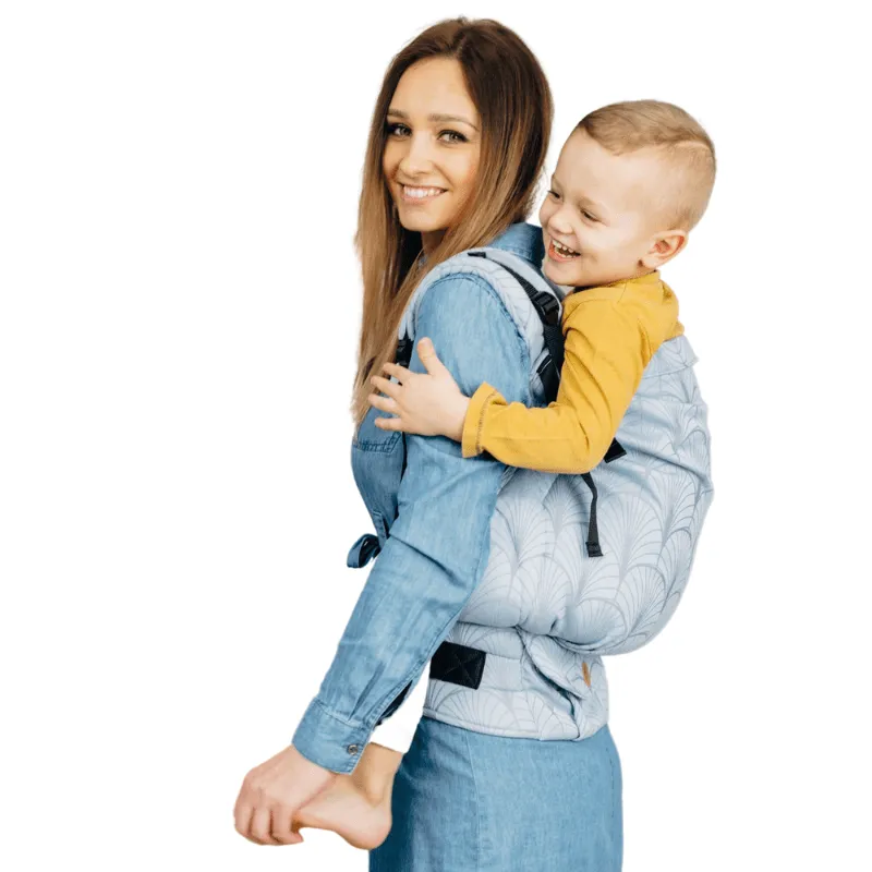Deco Platinum Blue LennyPreschool Carrier by LennyLamb