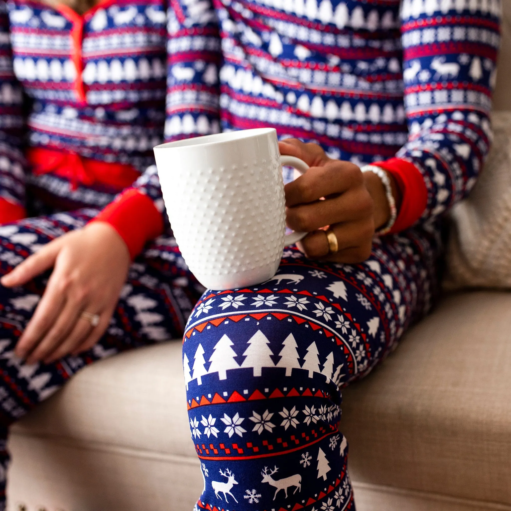 Deer Santa Men's Pants