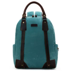 della Q Maker's Canvas Backpack - Teal