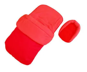 Deluxe 2in1 RED Footmuff & Headhugger To Fit Chicco London Stroller
