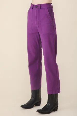 Denim Boiler Pant in Serum