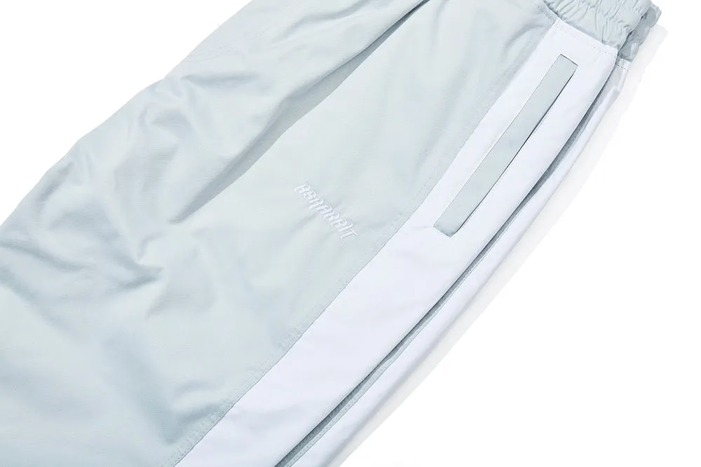 DENIM LINE TRACK PANTS SNOW GRAY