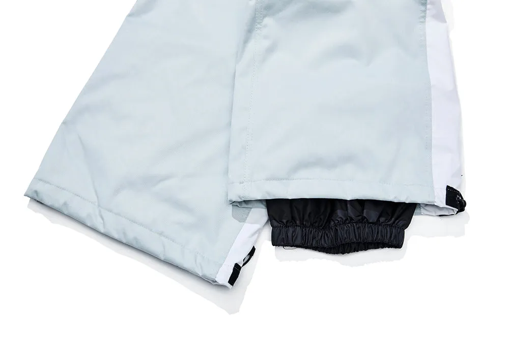 DENIM LINE TRACK PANTS SNOW GRAY