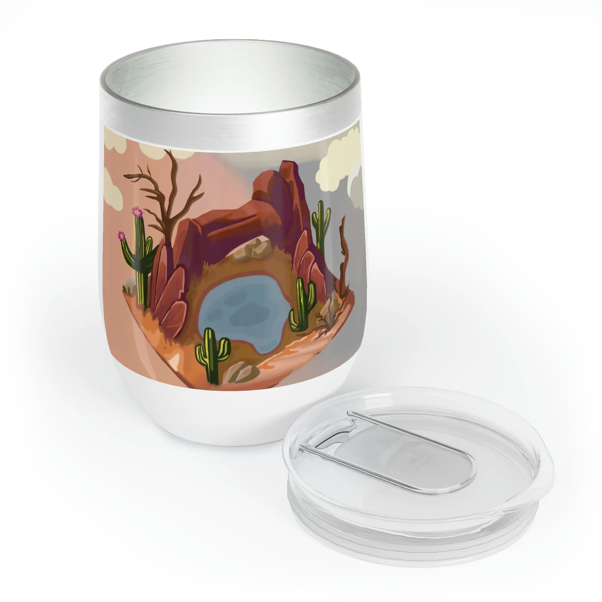 Desert Rocks Chill Wine Tumbler